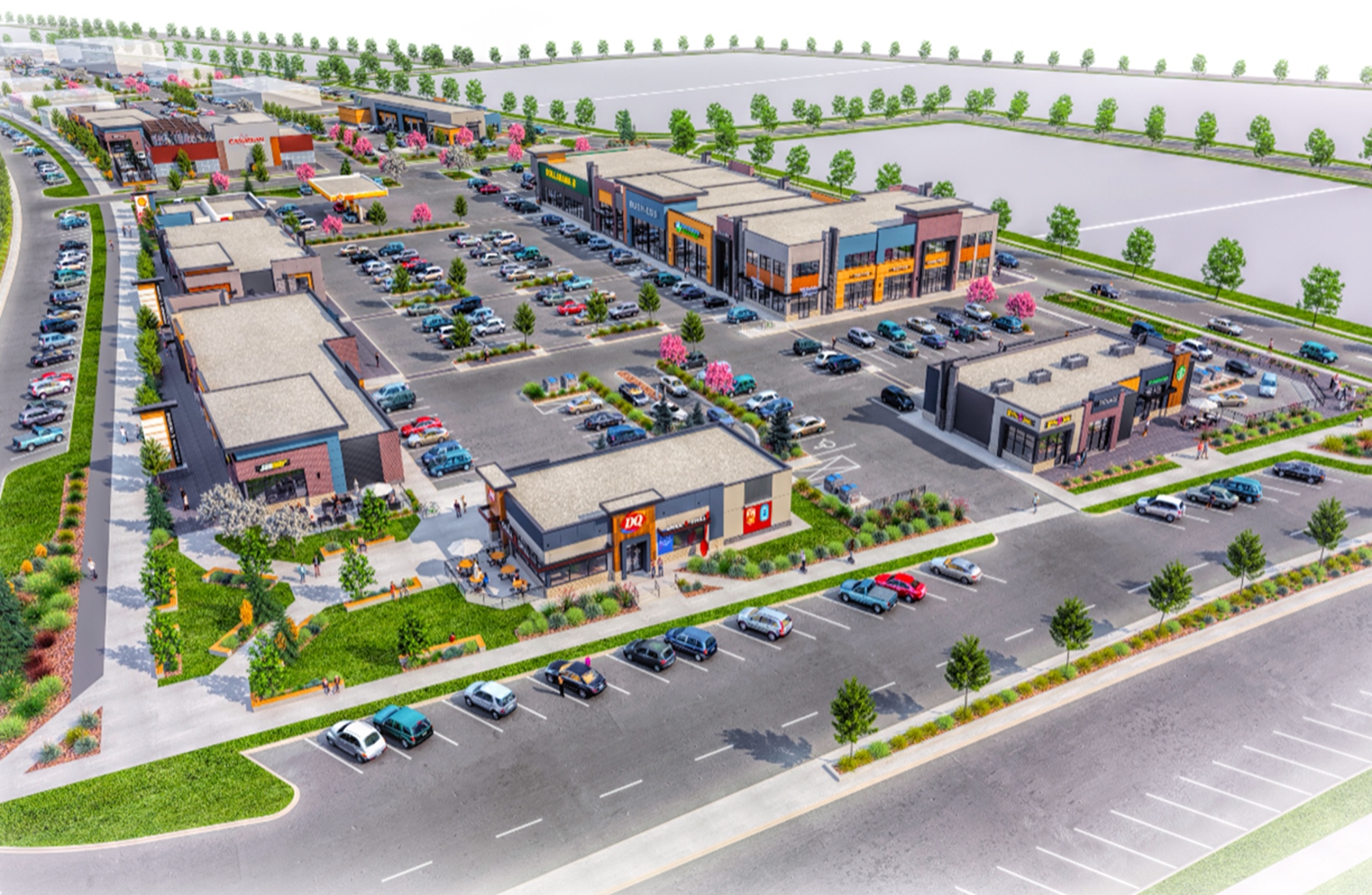 Cushman and Wakefield Commercial Real Estate Retail For Lease 1218 Baltzan Blvd Evergreen Crossing