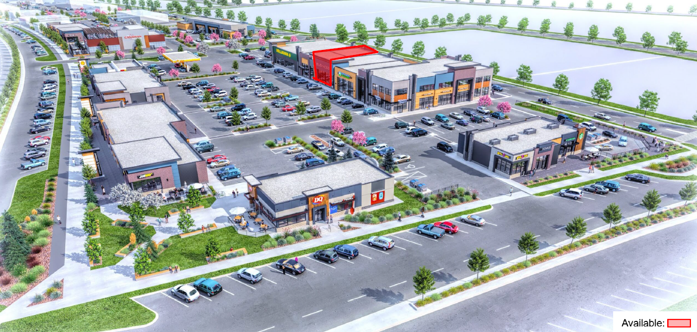 Cushman and Wakefield Saskatoon Commercial Real Estate for Lease Evergreen Crossing 1218 Baltzan Blvd Retail
